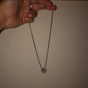 Sterling silver heart pendant